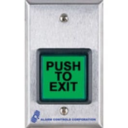 push to exit button