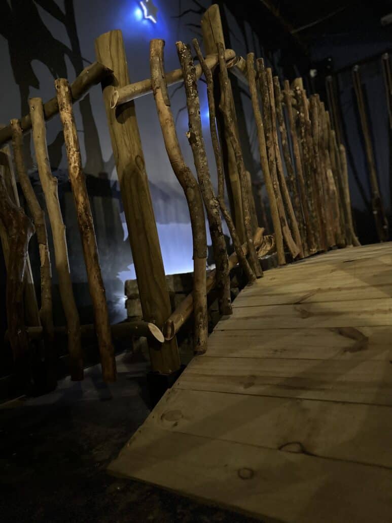 Appalachian Outlaw escape room footbridge